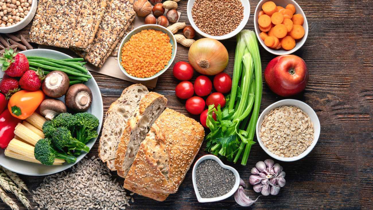 Healthy natural ingredients containing dietary fibre