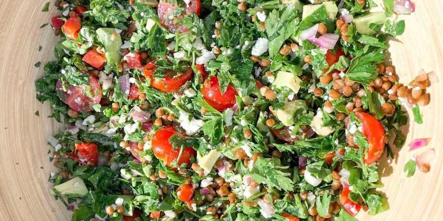 Lentil salad